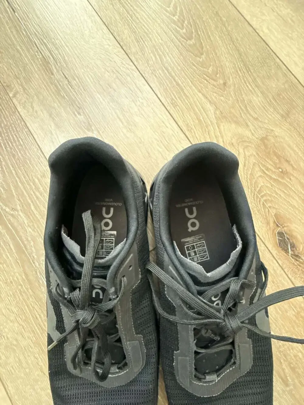 On Cloudmonster Void Running Shoes in Black